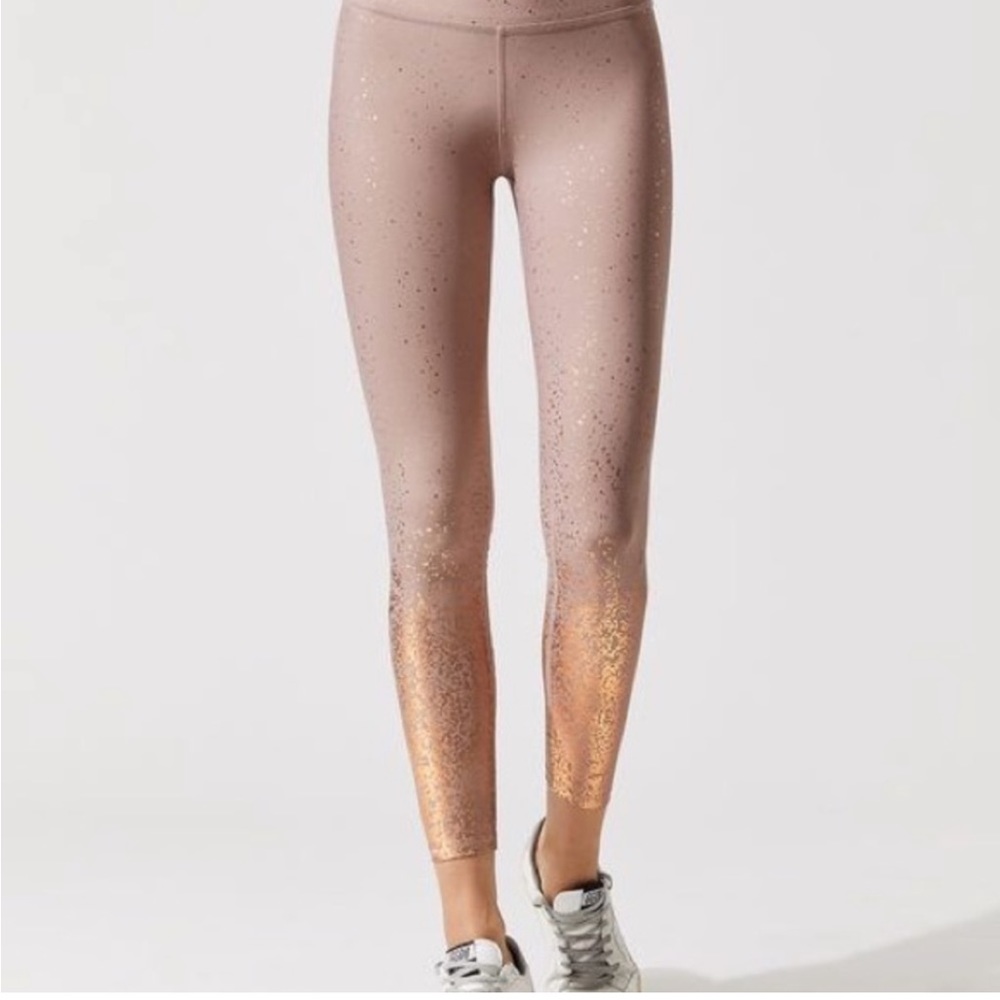 Beyond Yoga ombré gold fleck pants